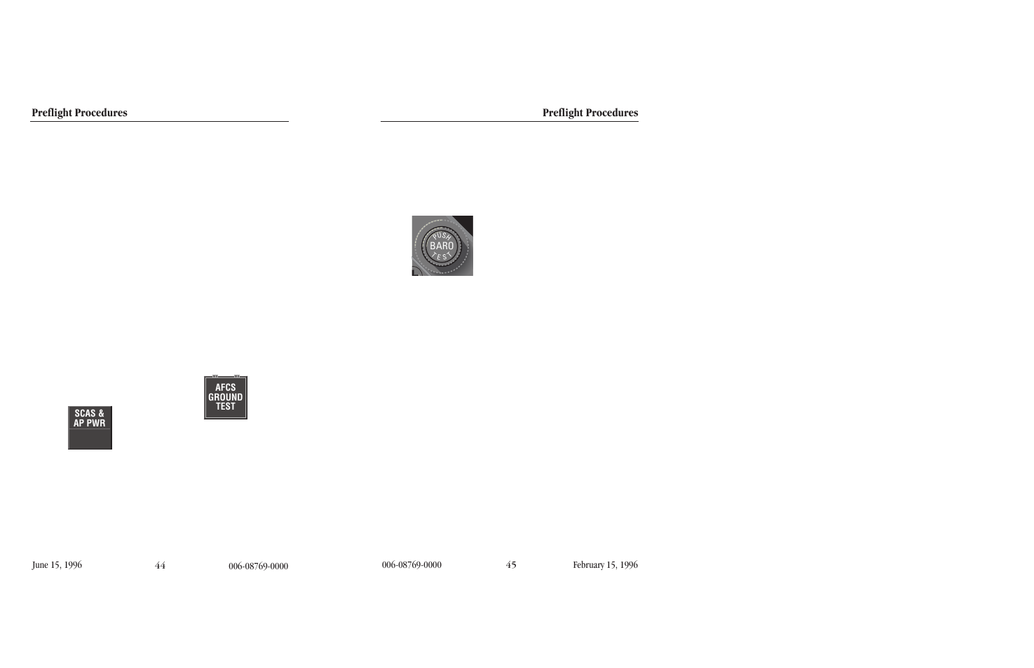 Preflight procedures, Baro | BendixKing KFC 500 User Manual | Page 27 / 44