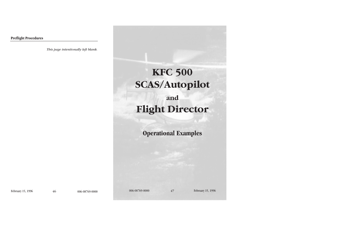 Kfc 500 scas/autopilot, Flight director, Operational examples | BendixKing KFC 500 User Manual | Page 28 / 44