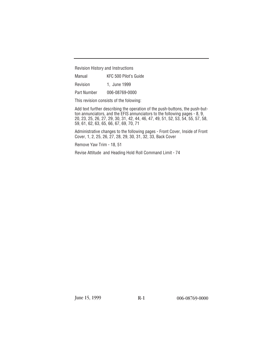 BendixKing KFC 500 User Manual | Page 3 / 44