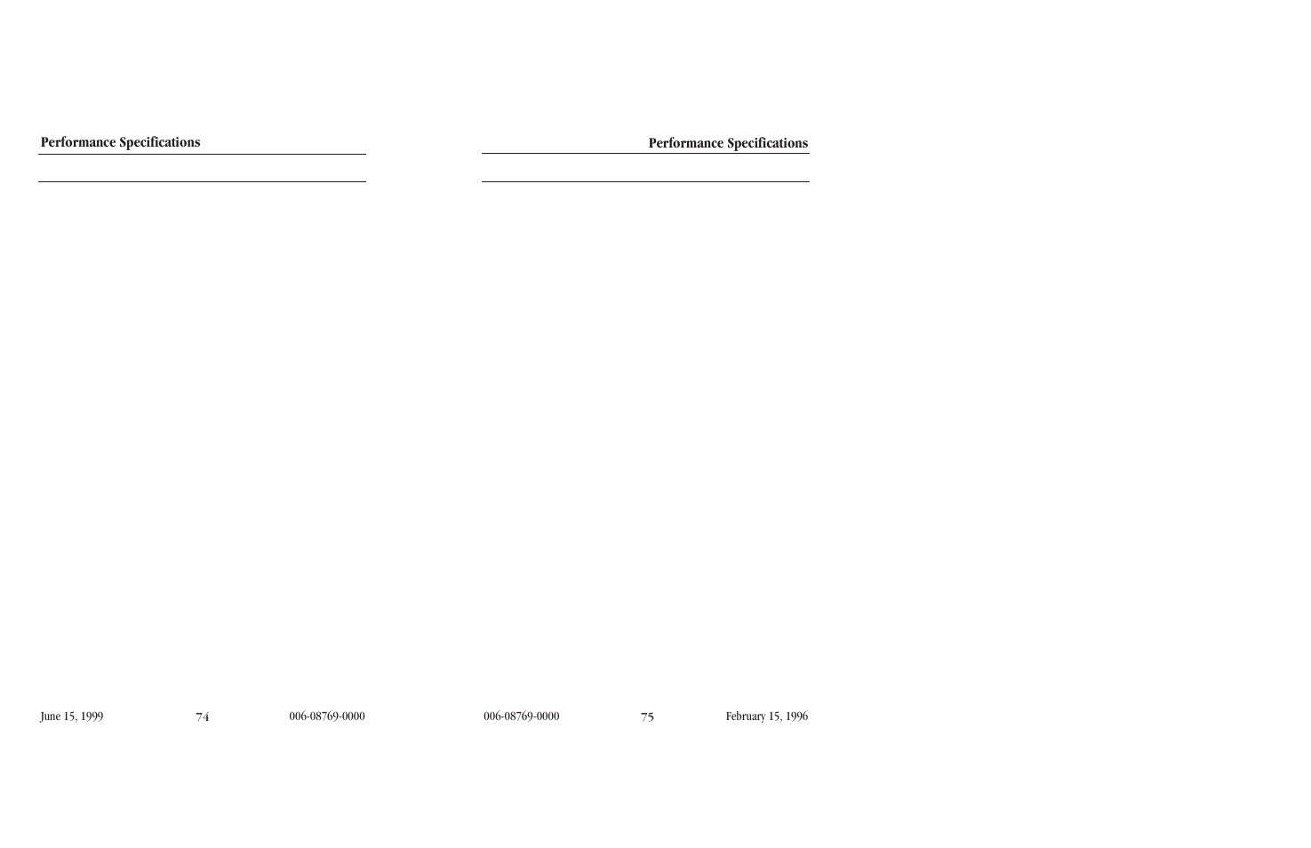 Performance specifications | BendixKing KFC 500 User Manual | Page 42 / 44