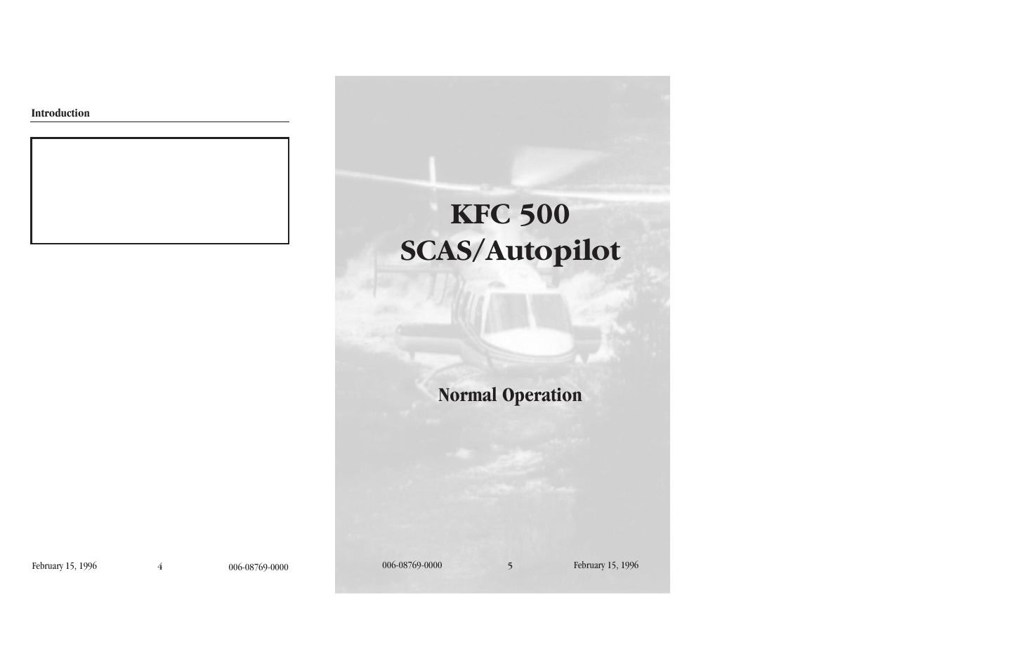 Kfc 500 scas/autopilot, Normal operation | BendixKing KFC 500 User Manual | Page 7 / 44