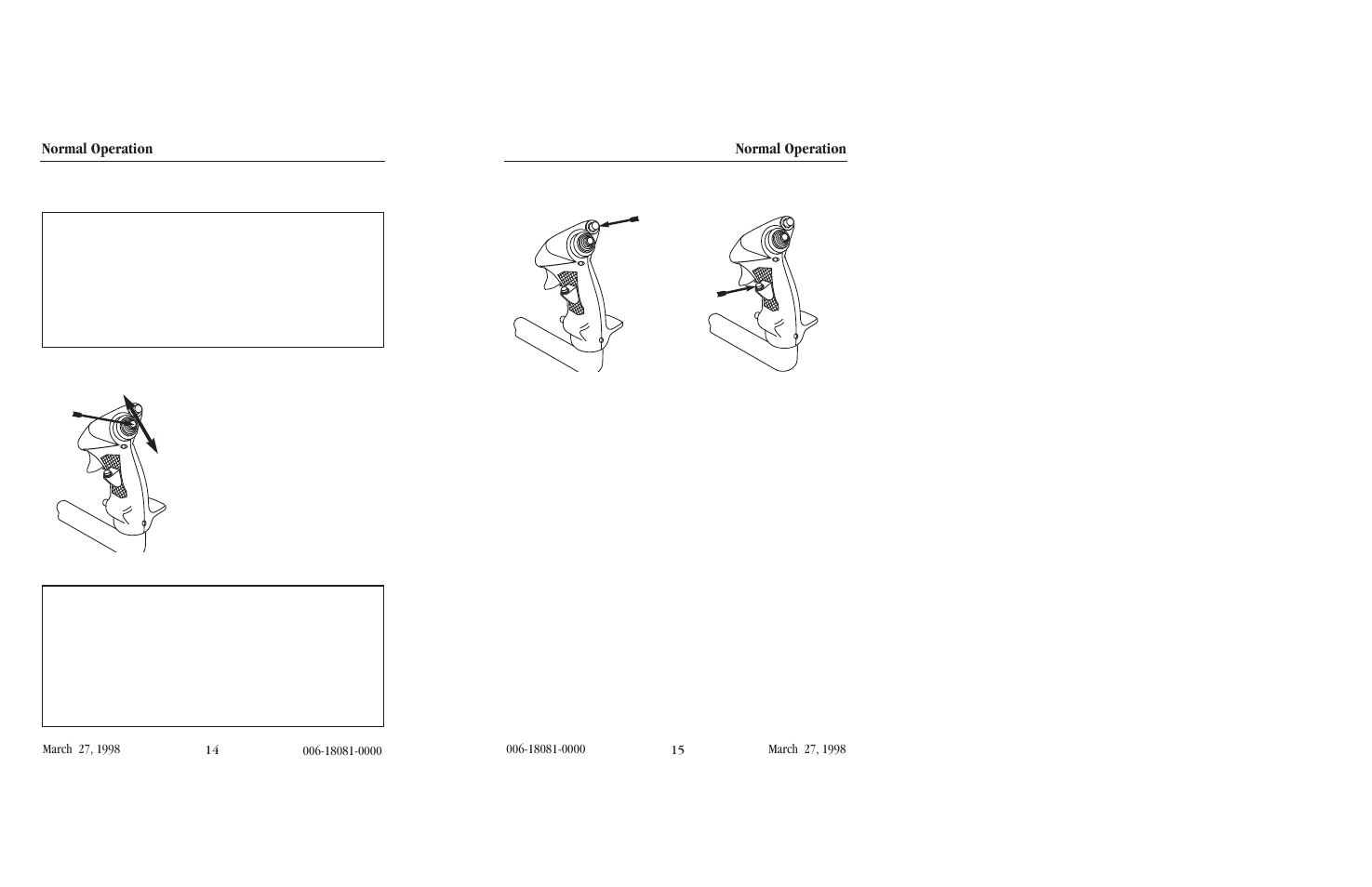 Pitch command control, Scas/autopilot disconnect, Force trim release (ftr) | Normal operation | BendixKing KFC 500 User Manual | Page 12 / 45