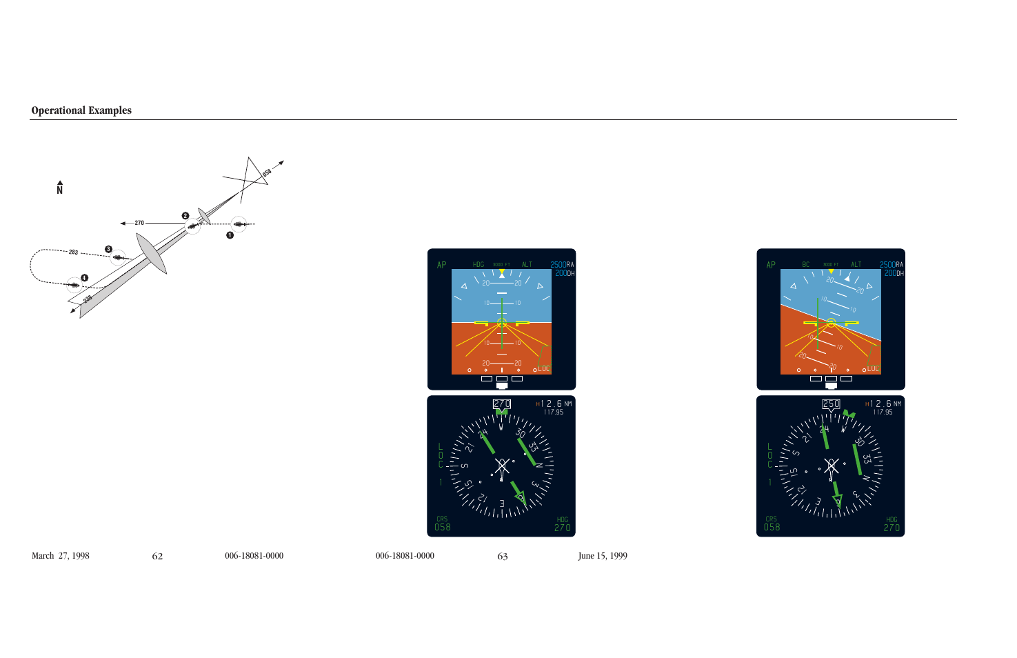 Procedure turn to an ils approach, Operational examples | BendixKing KFC 500 User Manual | Page 36 / 45