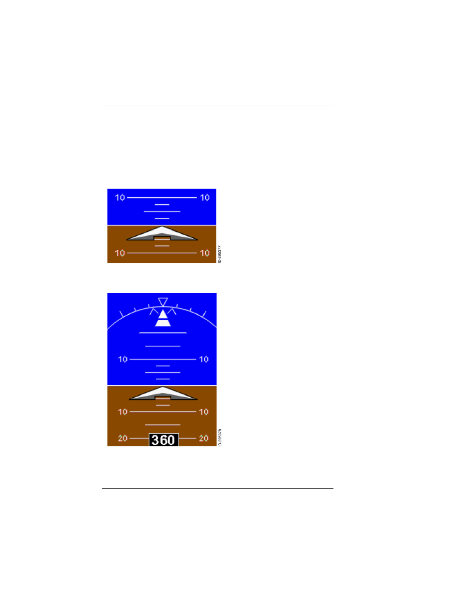 Aircraft reference symbol, Attitude pitch tape, Aircraft reference symbol -4 | Attitude pitch tape -4 | BendixKing KFD 840 User Manual | Page 38 / 101