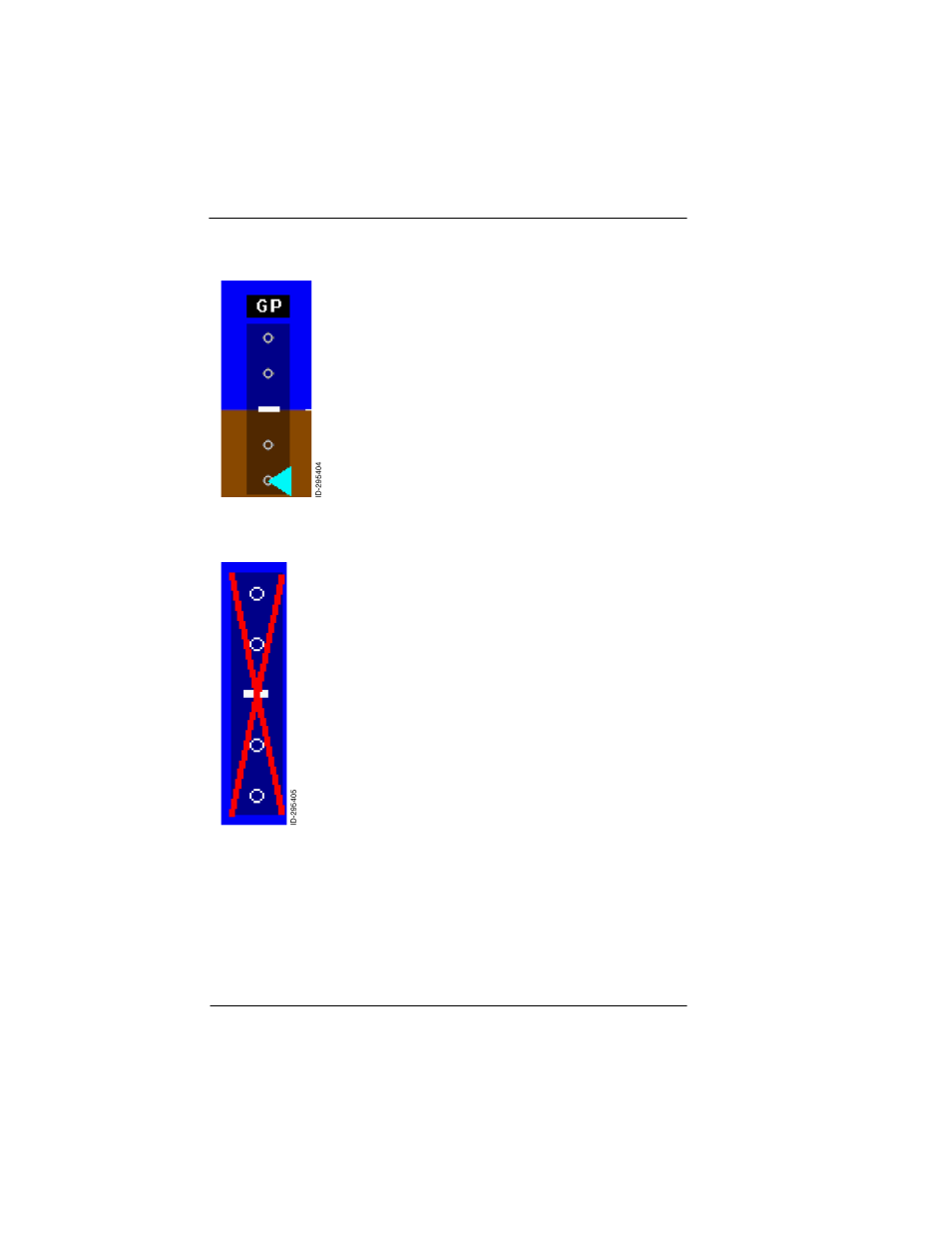 Vertical deviation scale and pointer, Vertical deviation invalid, Vertical deviation scale and pointer -8 | Vertical deviation invalid -8 | BendixKing KFD 840 User Manual | Page 58 / 101