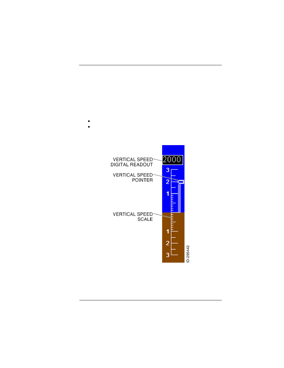 Vsi area, Vertical speed (vs) display, Vsi area -1 | Vertical speed (vs) display -1, Figure 6-1: vsi display | BendixKing KFD 840 User Manual | Page 59 / 101