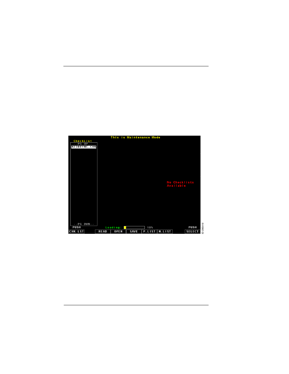 Figure 8-4: check maintenance mode | BendixKing KFD 840 User Manual | Page 76 / 101