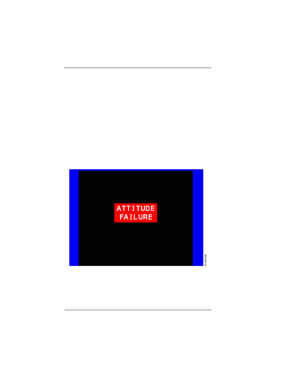 Attitude failure, ahrs failure, Attitude failure, ahrs failure -2, Figure 11-2: attitude failure | BendixKing KFD 840 User Manual | Page 92 / 101