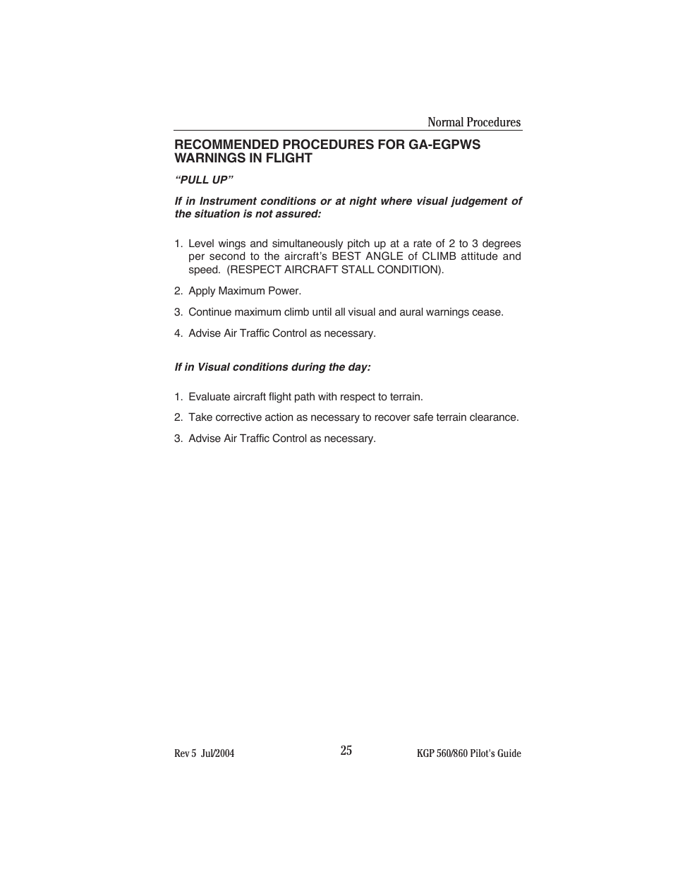 BendixKing KGP 860 User Manual | Page 29 / 37