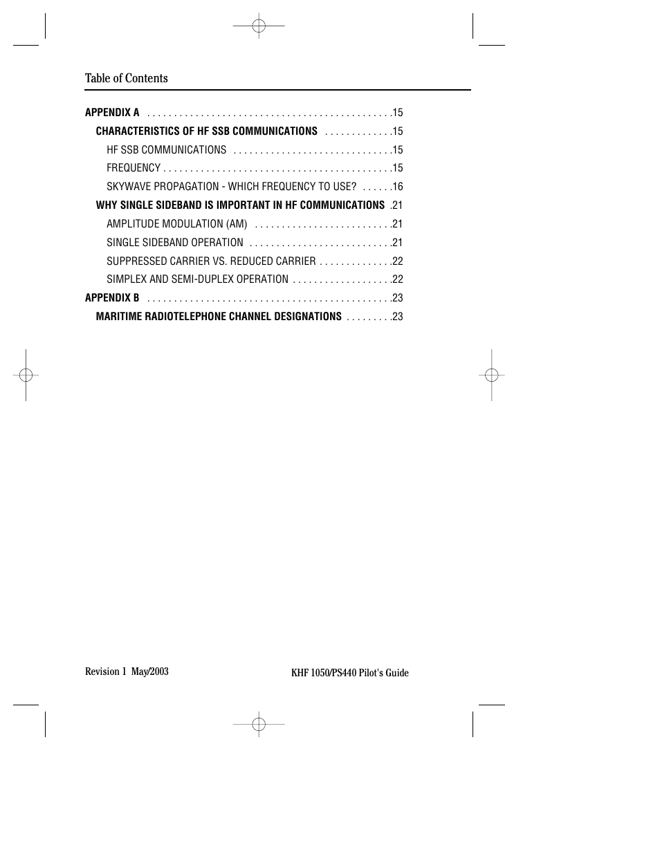 BendixKing PS440 System KHF 1050 User Manual | Page 4 / 33