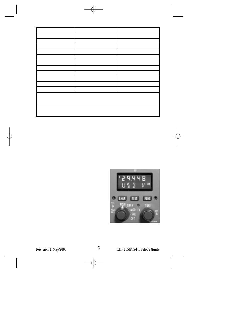 Simplex direct tuning | BendixKing PS440 System KHF 1050 User Manual | Page 9 / 33