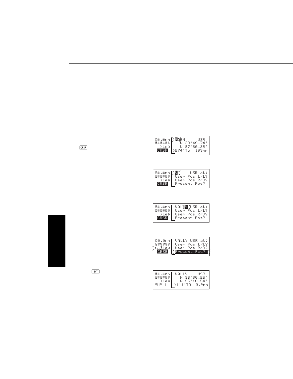 Creating a waypoint at your present position | BendixKing KLN 35A - Pilots Guide System KLN 35A User Manual | Page 125 / 179