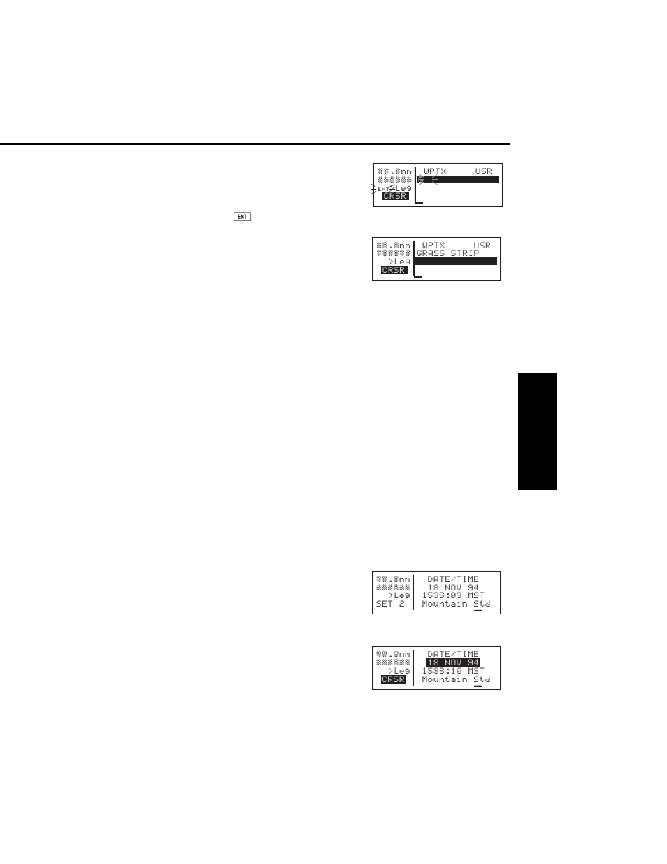 Viewing and setting the date and time | BendixKing KLN 35A - Pilots Guide System KLN 35A User Manual | Page 90 / 179