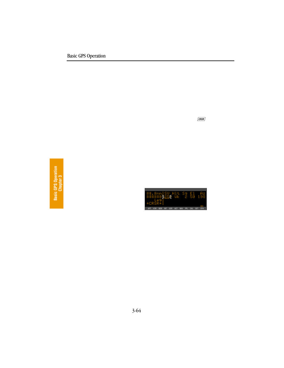 Basic gps operation 3-64 | BendixKing KLN 89B - Pilots Guide User Manual | Page 101 / 246