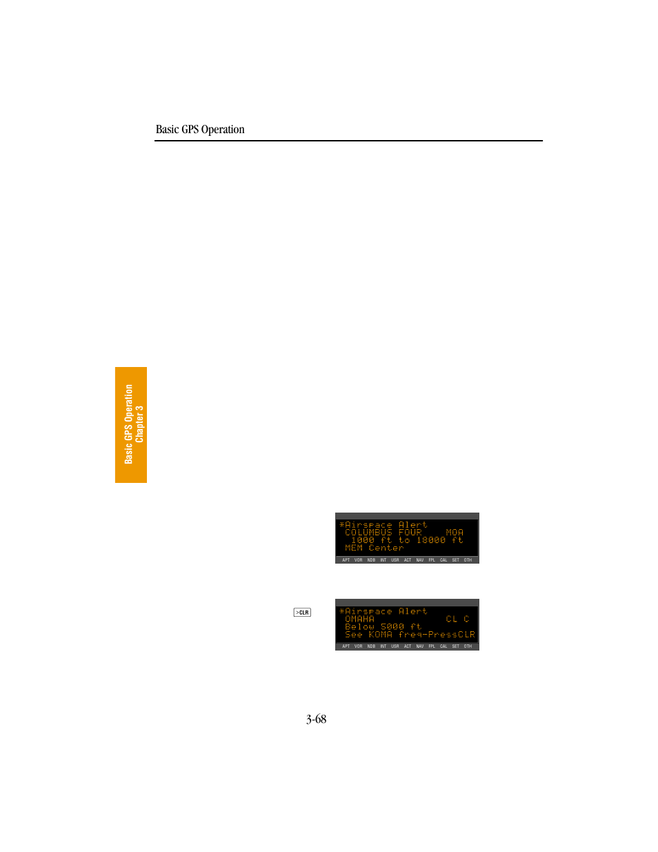 Special use airspace alerting | BendixKing KLN 89B - Pilots Guide User Manual | Page 105 / 246