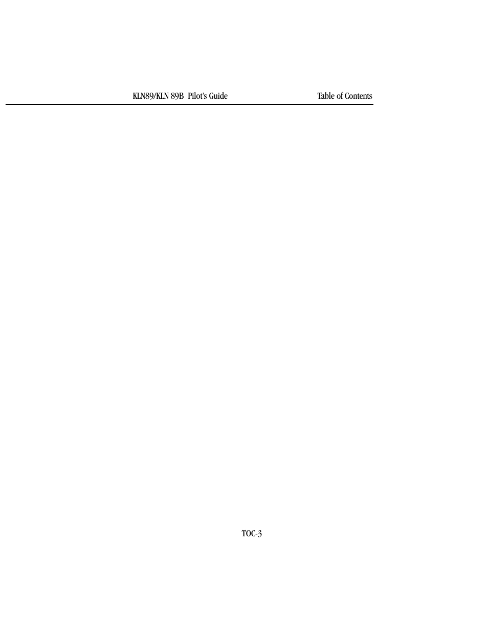 BendixKing KLN 89B - Pilots Guide User Manual | Page 11 / 246