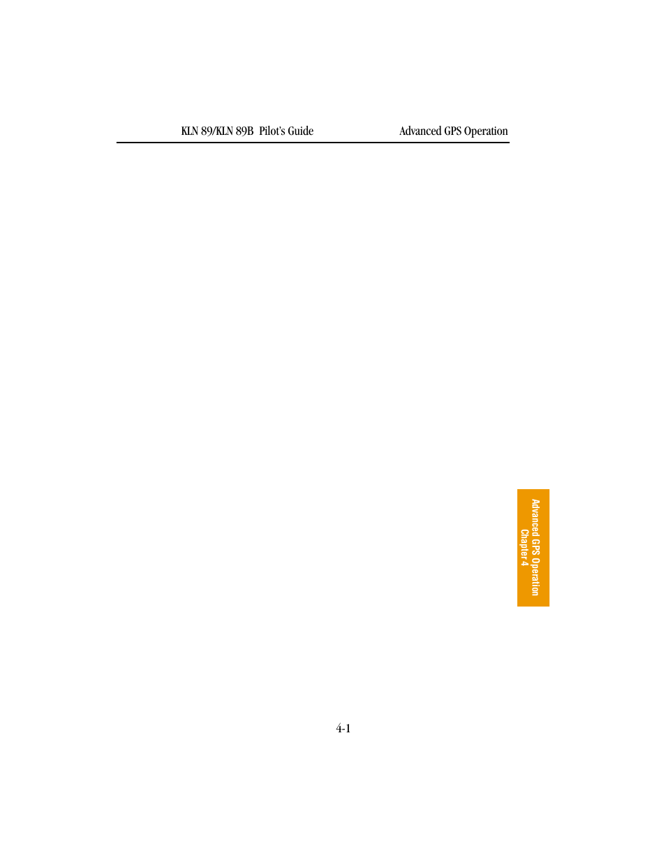Advanced gps operation, Creating and modifying flight plans, Creating a flight plan | BendixKing KLN 89B - Pilots Guide User Manual | Page 112 / 246