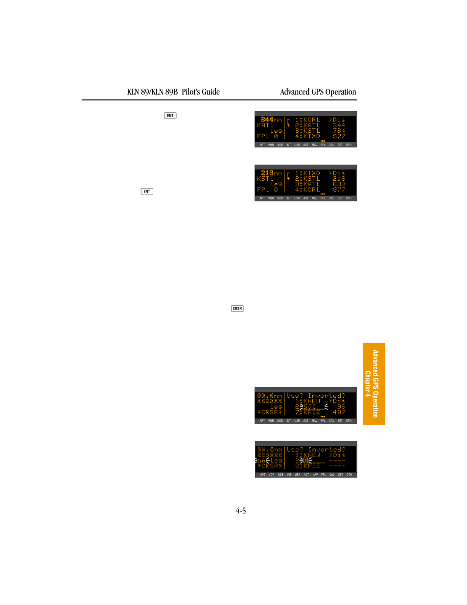 Adding a waypoint to a flight plan | BendixKing KLN 89B - Pilots Guide User Manual | Page 116 / 246