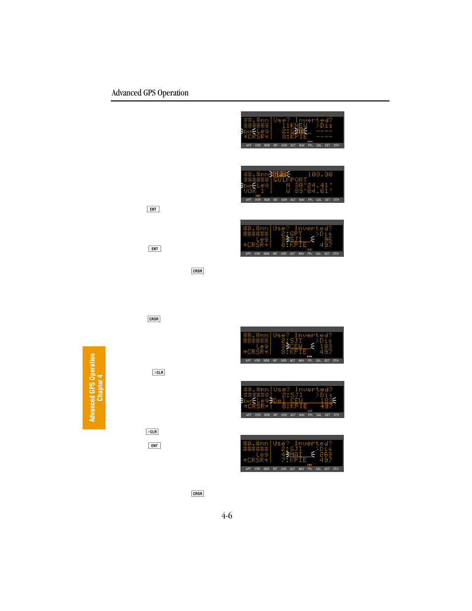 Deleting a waypoint from a flight plan, Advanced gps operation 4-6 | BendixKing KLN 89B - Pilots Guide User Manual | Page 117 / 246