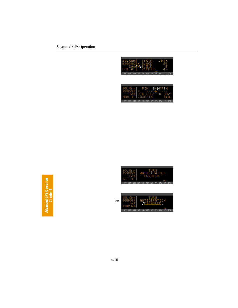 Advanced gps operation 4-10 | BendixKing KLN 89B - Pilots Guide User Manual | Page 121 / 246
