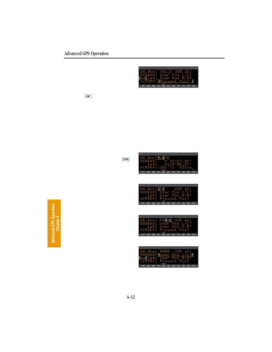 Advanced gps operation 4-32 | BendixKing KLN 89B - Pilots Guide User Manual | Page 143 / 246