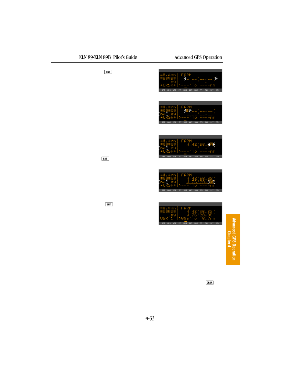 BendixKing KLN 89B - Pilots Guide User Manual | Page 144 / 246