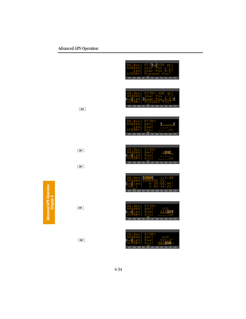 Advanced gps operation 4-34 | BendixKing KLN 89B - Pilots Guide User Manual | Page 145 / 246