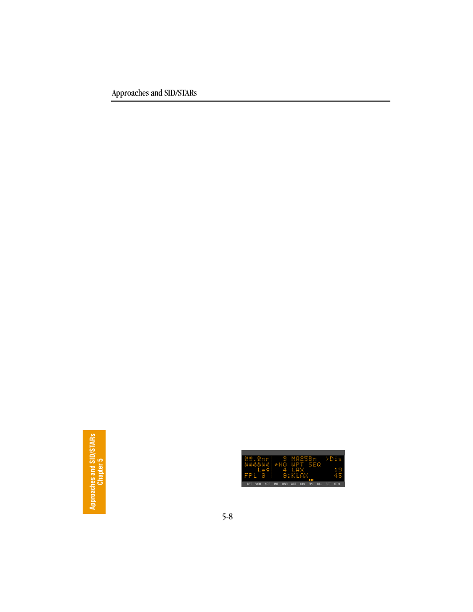 Approaches and sid/stars 5-8 | BendixKing KLN 89B - Pilots Guide User Manual | Page 167 / 246