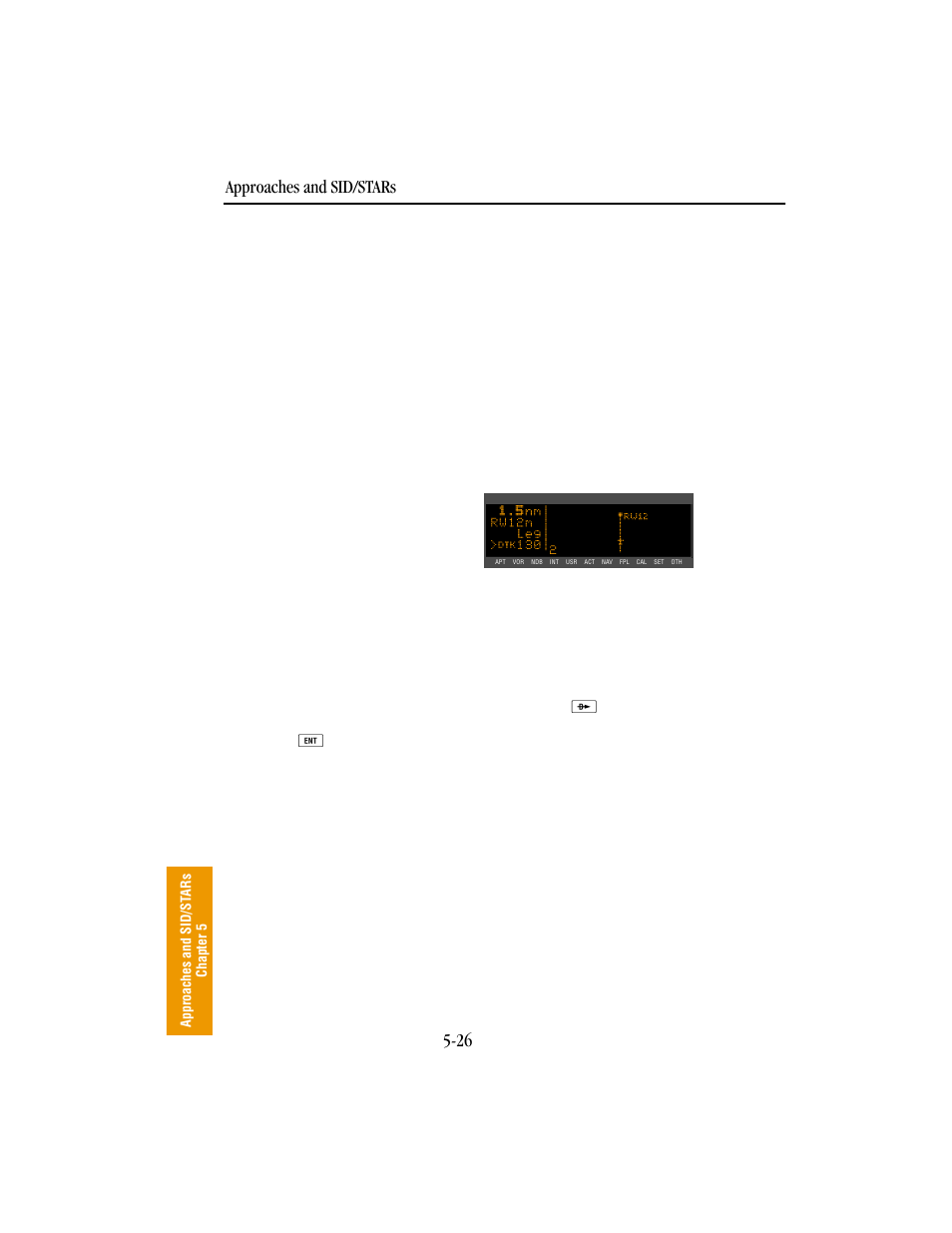 Approaches and sid/stars 5-26 | BendixKing KLN 89B - Pilots Guide User Manual | Page 185 / 246