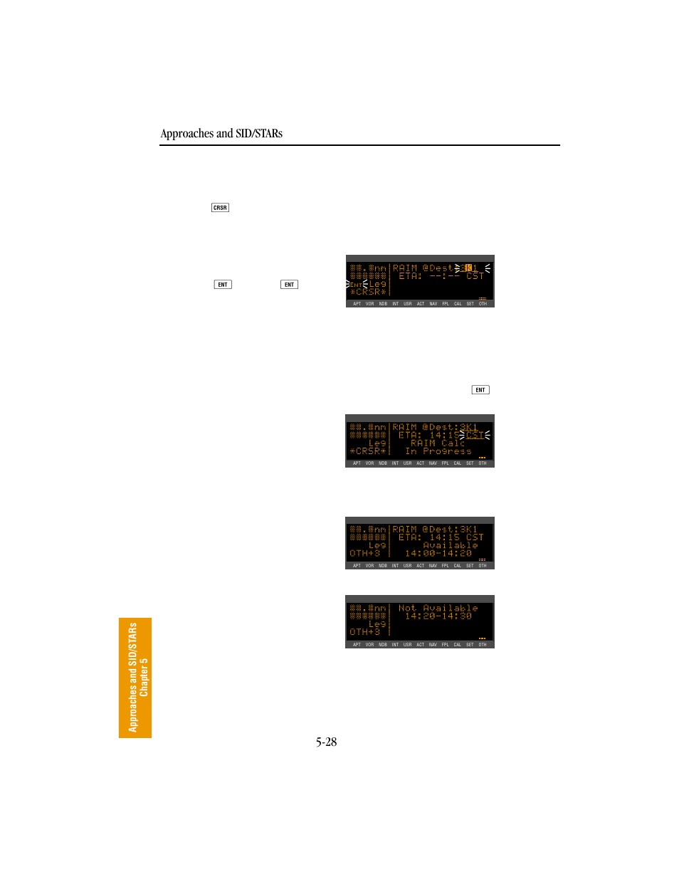 Approaches and sid/stars 5-28 | BendixKing KLN 89B - Pilots Guide User Manual | Page 187 / 246