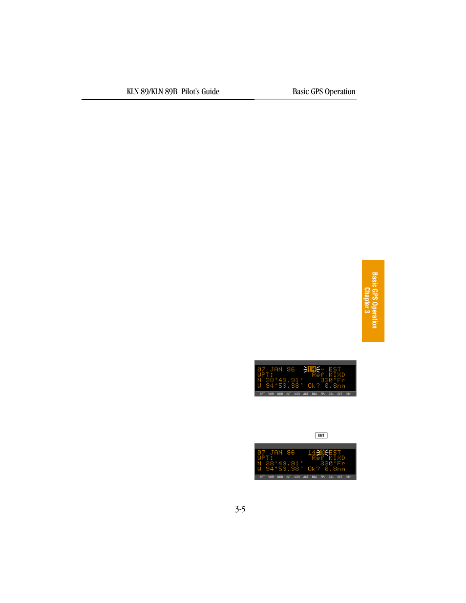 Basic gps operation | BendixKing KLN 89B - Pilots Guide User Manual | Page 42 / 246