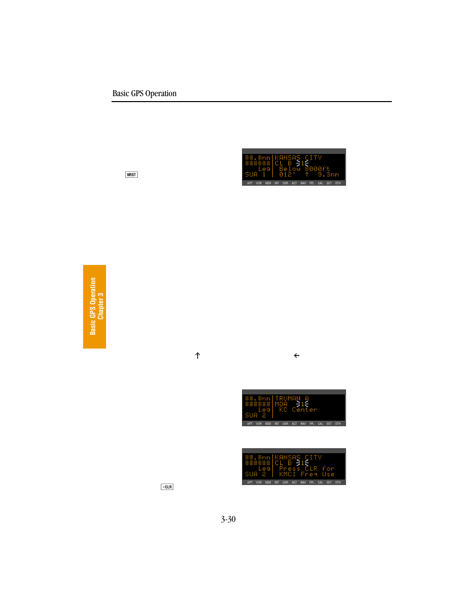 Basic gps operation 3-30 | BendixKing KLN 89B - Pilots Guide User Manual | Page 67 / 246