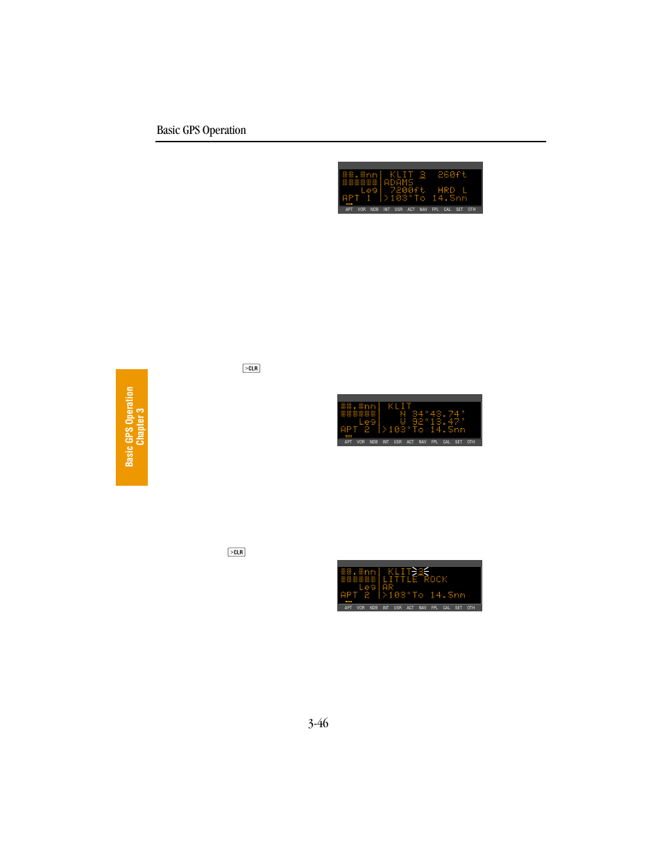 Basic gps operation 3-46 | BendixKing KLN 89B - Pilots Guide User Manual | Page 83 / 246