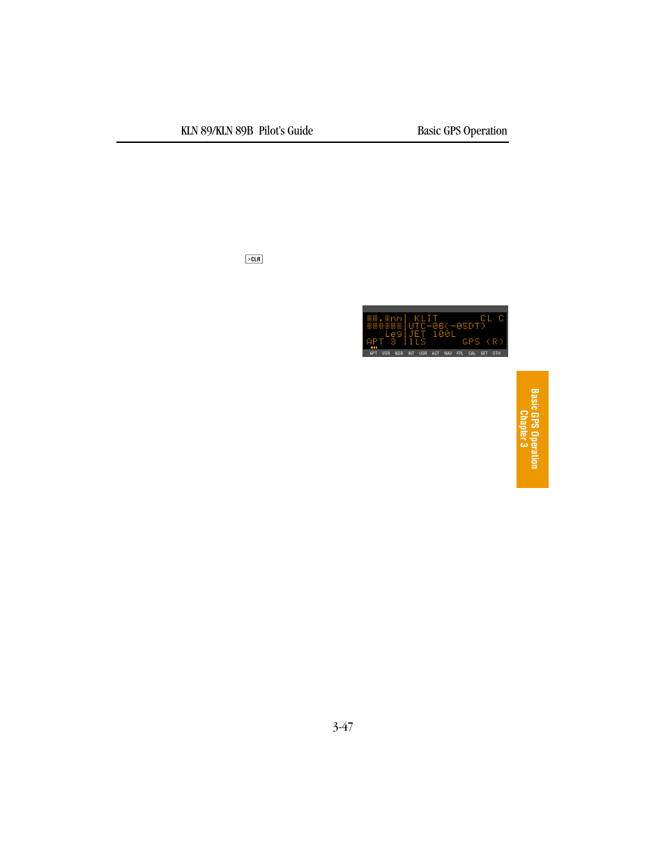 BendixKing KLN 89B - Pilots Guide User Manual | Page 84 / 246