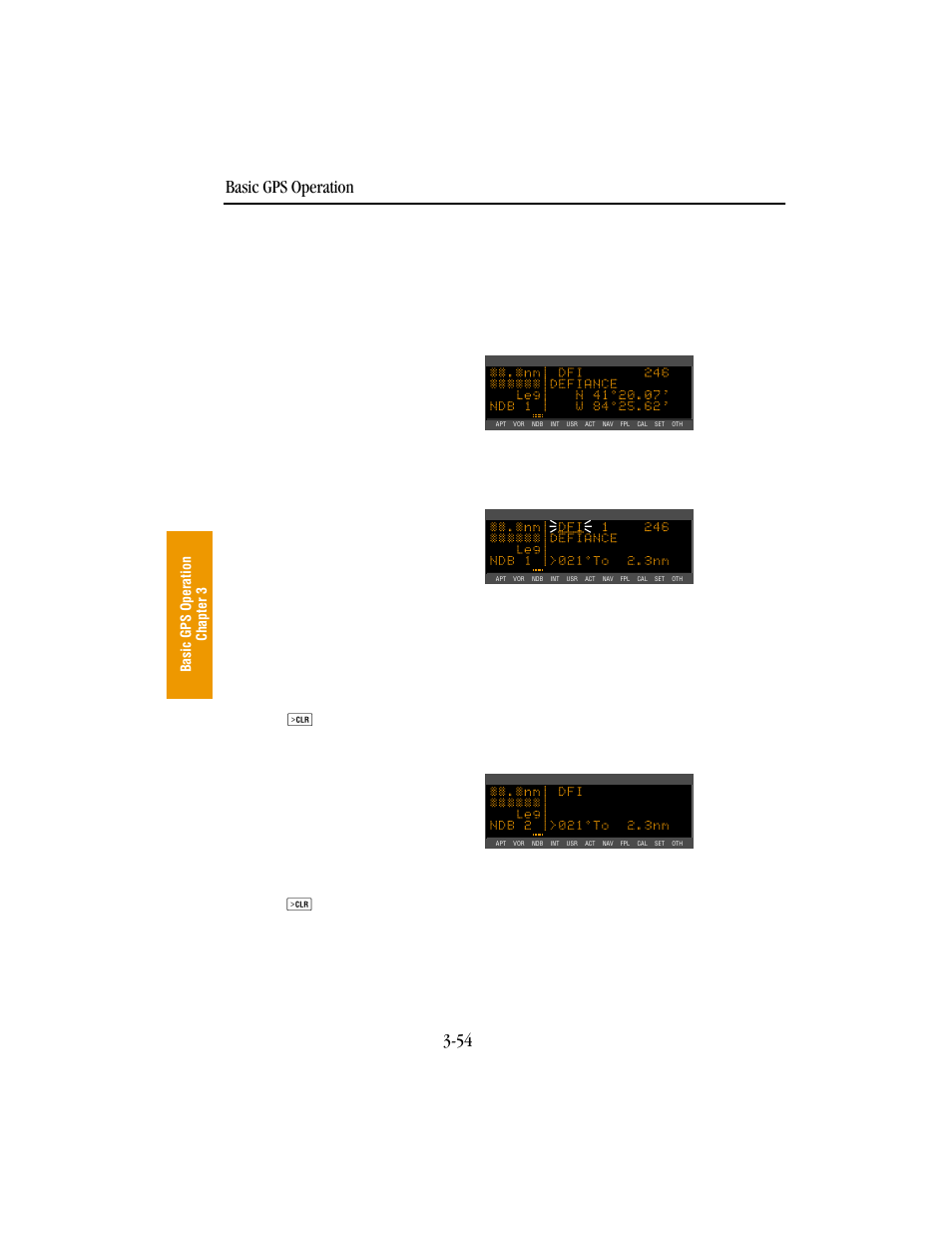 Basic gps operation 3-54 | BendixKing KLN 89B - Pilots Guide User Manual | Page 91 / 246