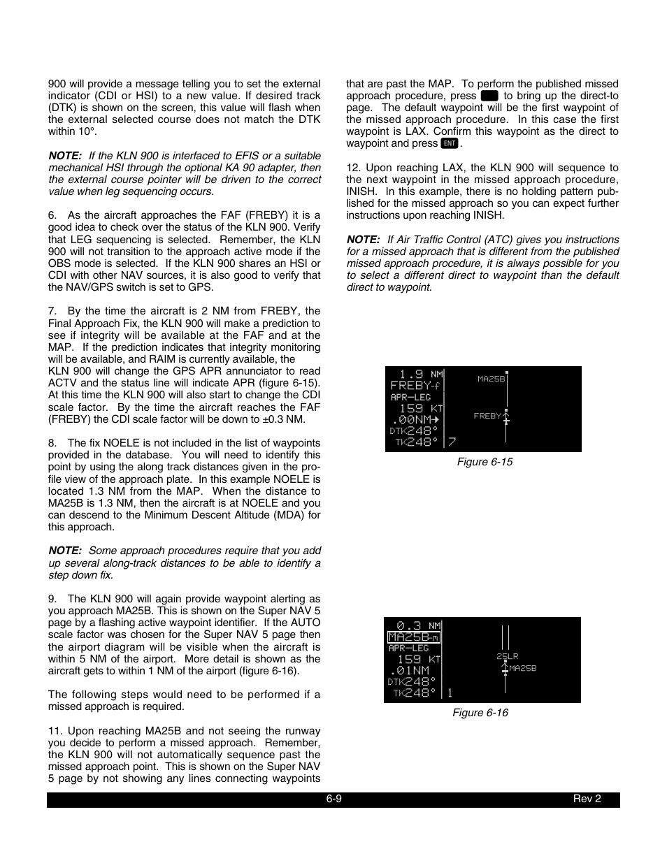 BendixKing KLN 900 - Pilots Guide User Manual | Page 166 / 224