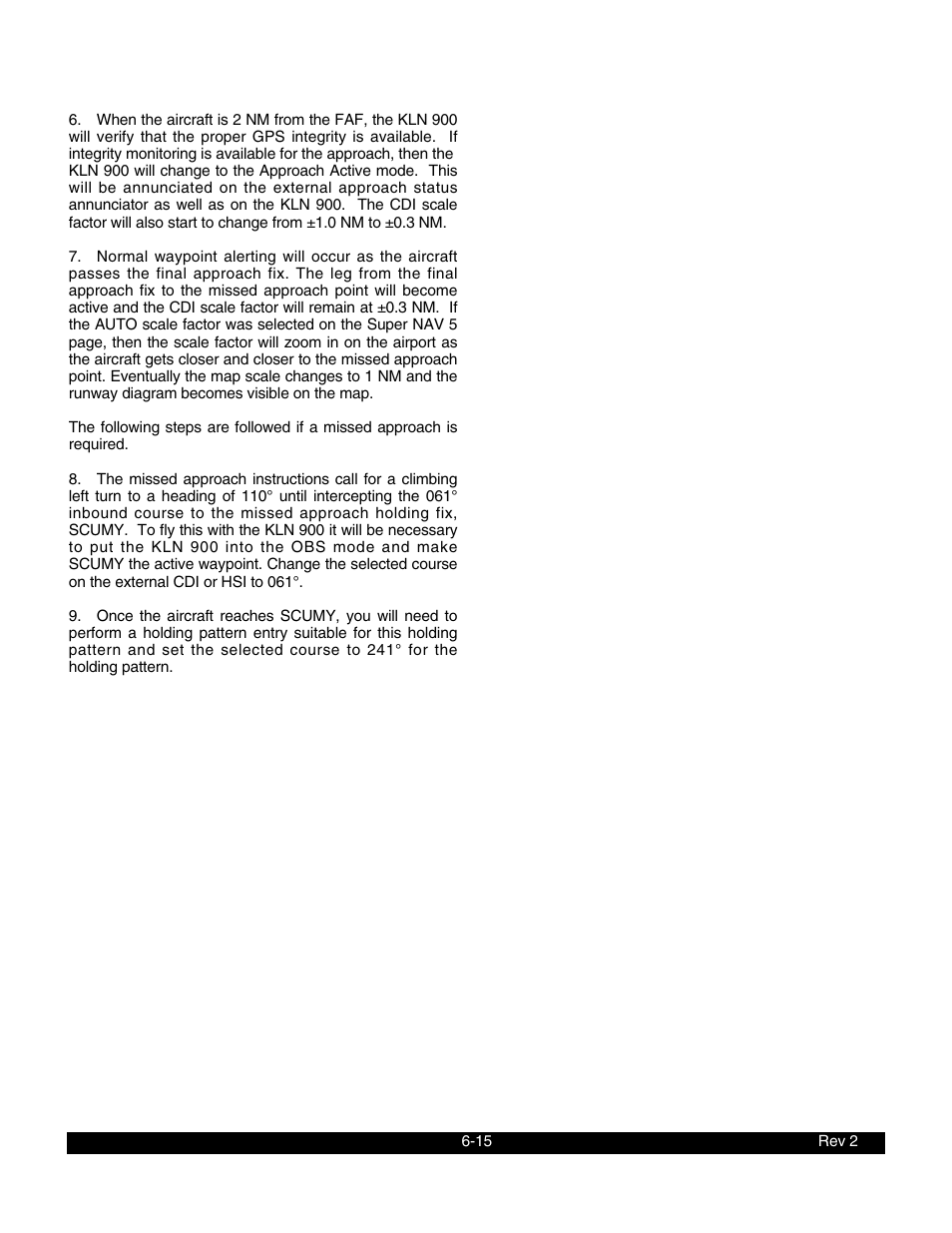 BendixKing KLN 900 - Pilots Guide User Manual | Page 172 / 224