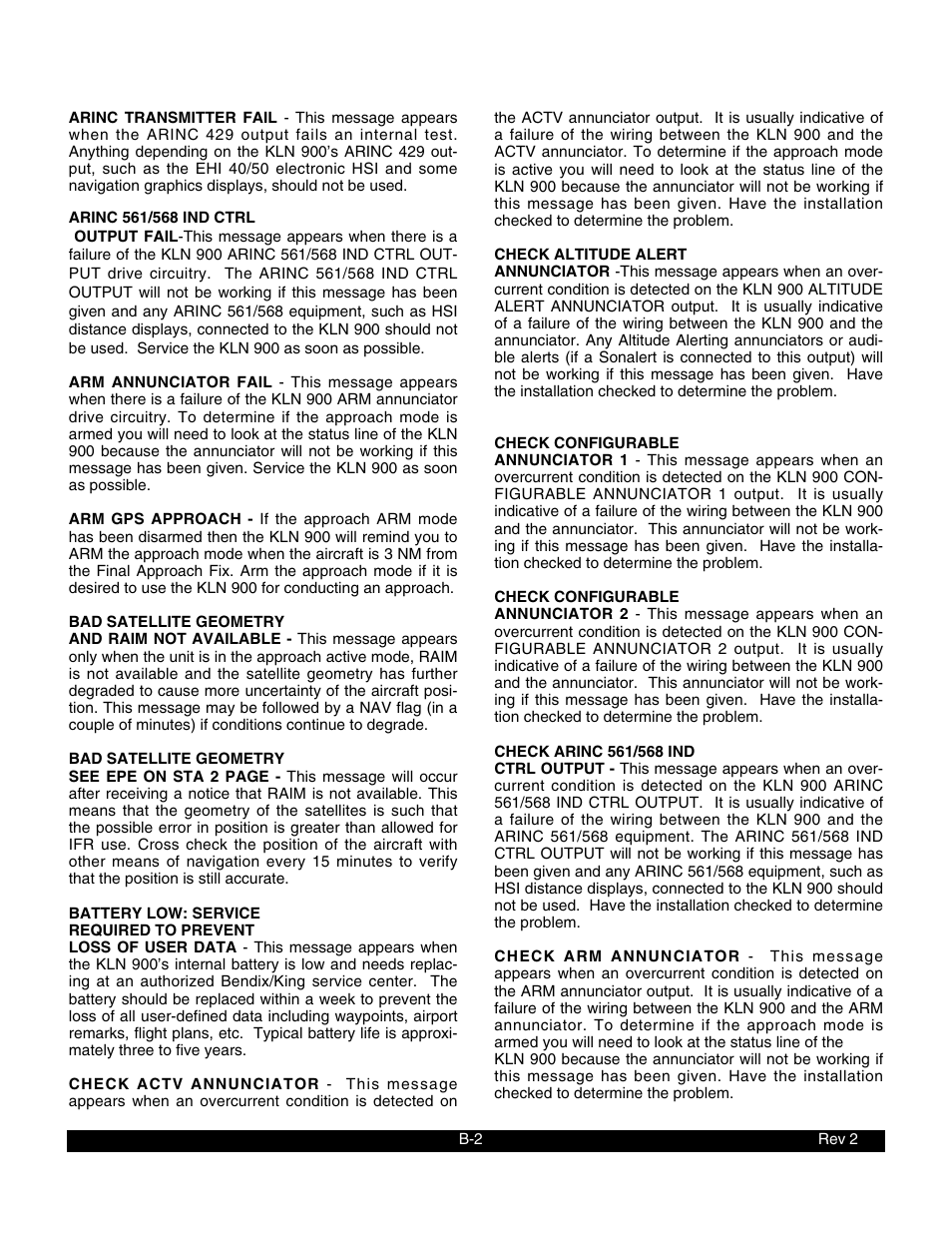 BendixKing KLN 900 - Pilots Guide User Manual | Page 195 / 224