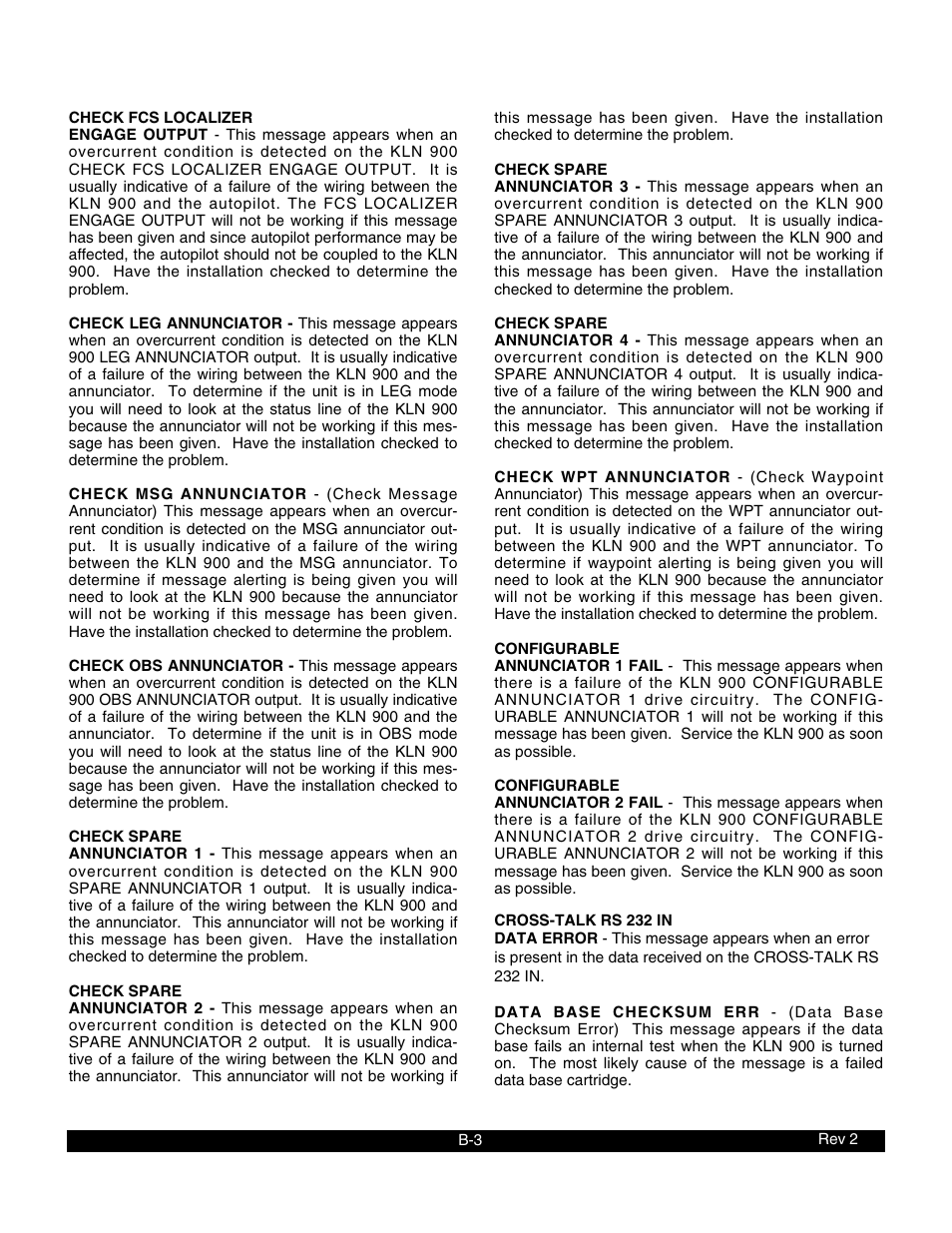 BendixKing KLN 900 - Pilots Guide User Manual | Page 196 / 224