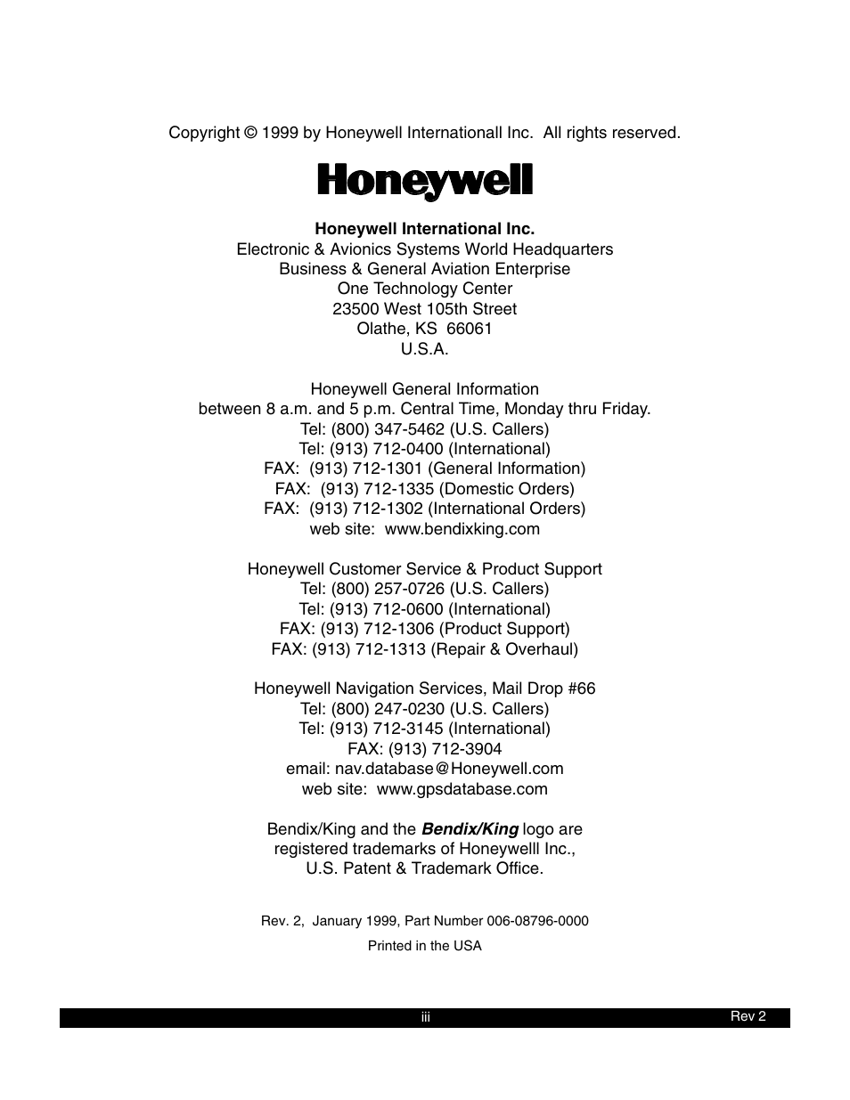 BendixKing KLN 900 - Pilots Guide User Manual | Page 4 / 224