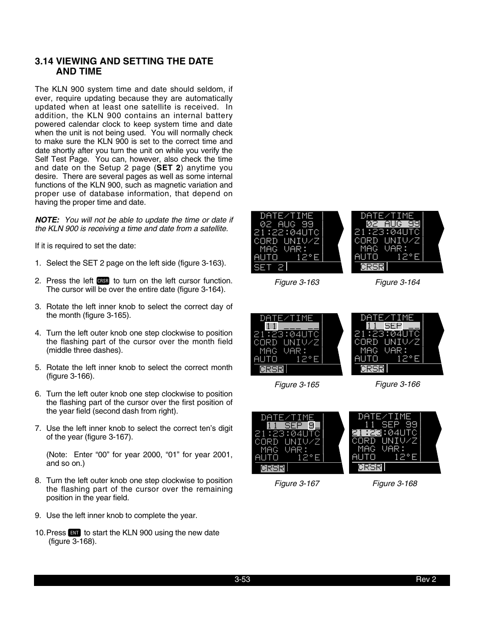 14 viewing and setting the date and time | BendixKing KLN 900 - Pilots Guide User Manual | Page 80 / 224