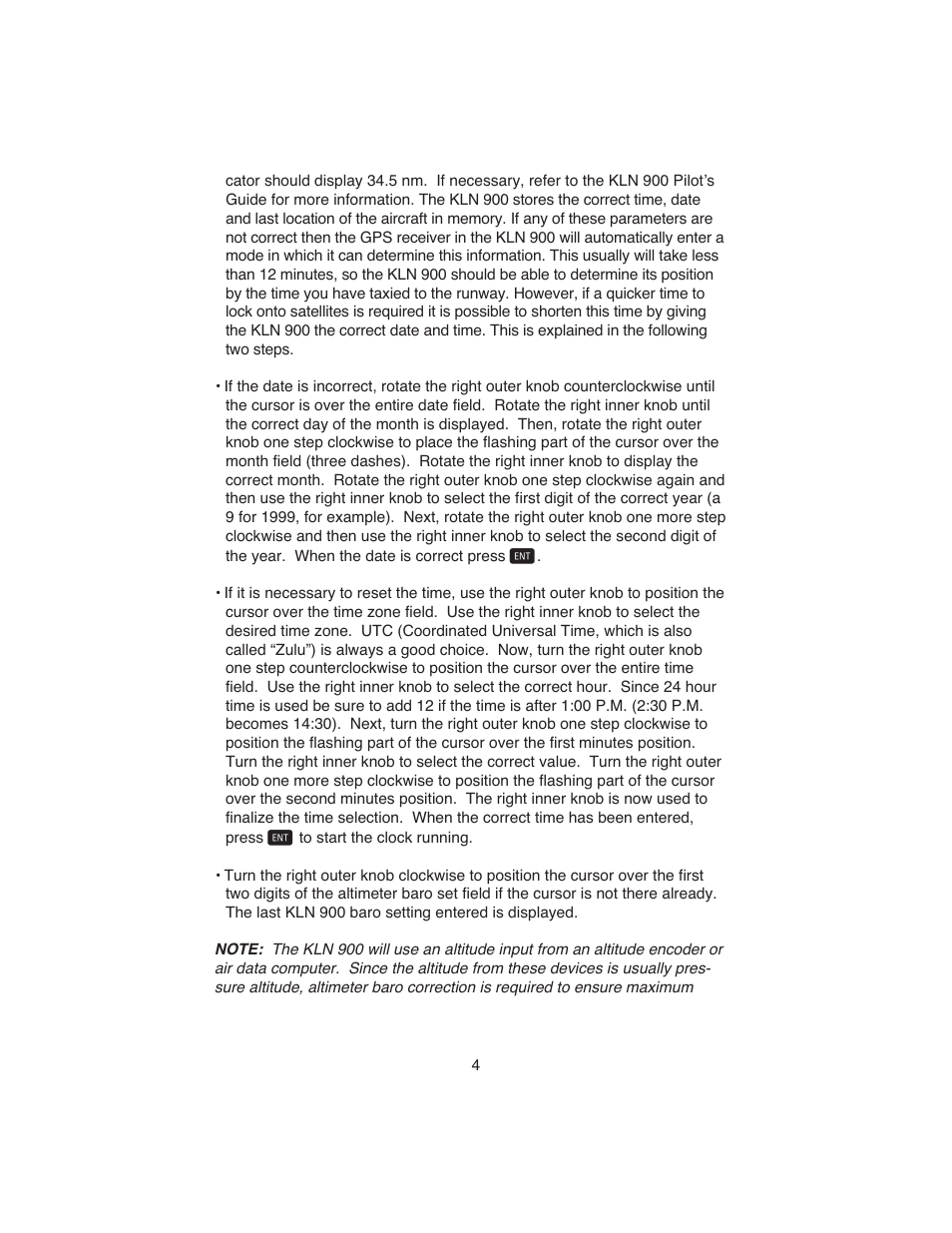 BendixKing KLN 900 - Abbreviated Guide User Manual | Page 8 / 57