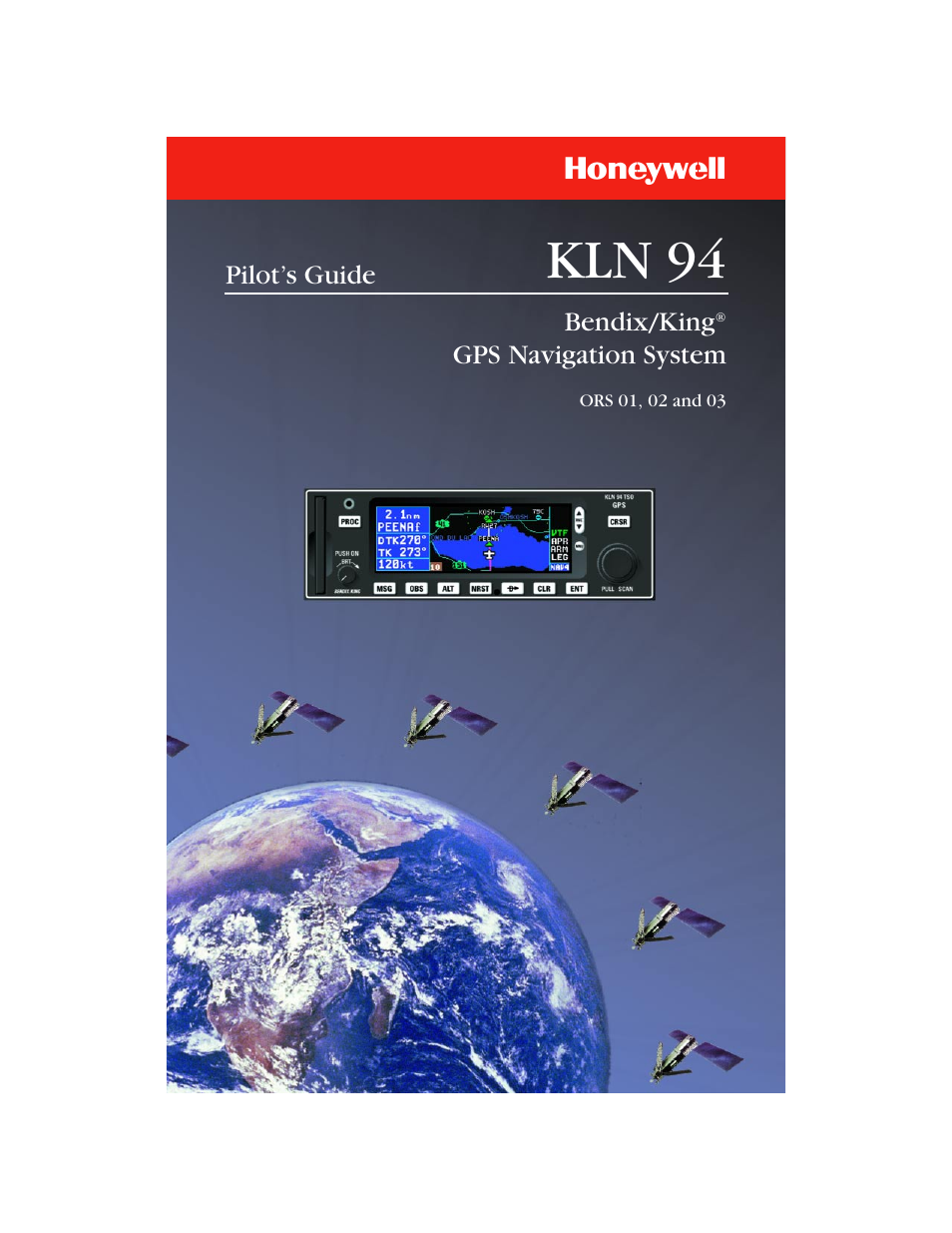 BendixKing KLN 94 - Pilots Guide User Manual | 284 pages
