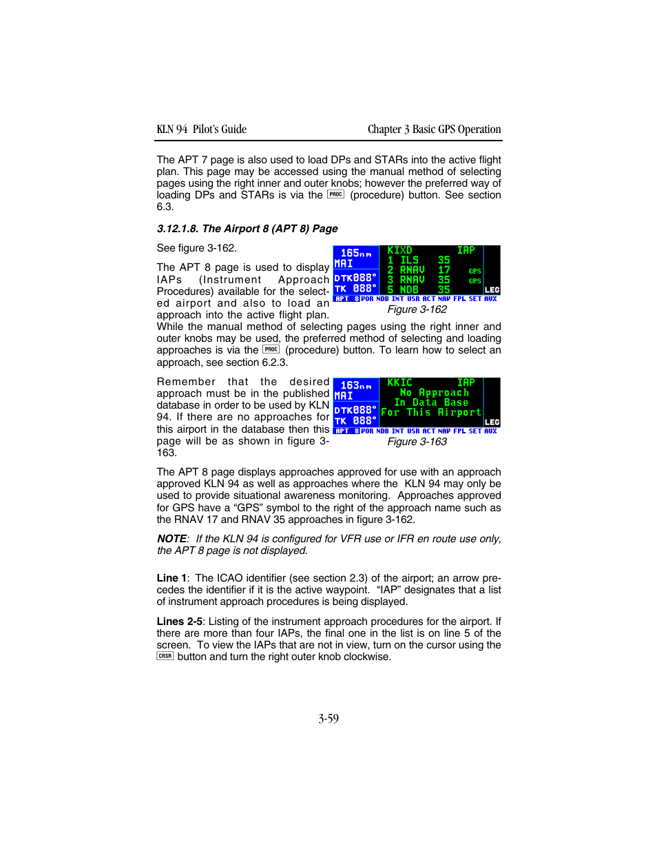 BendixKing KLN 94 - Pilots Guide User Manual | Page 101 / 284