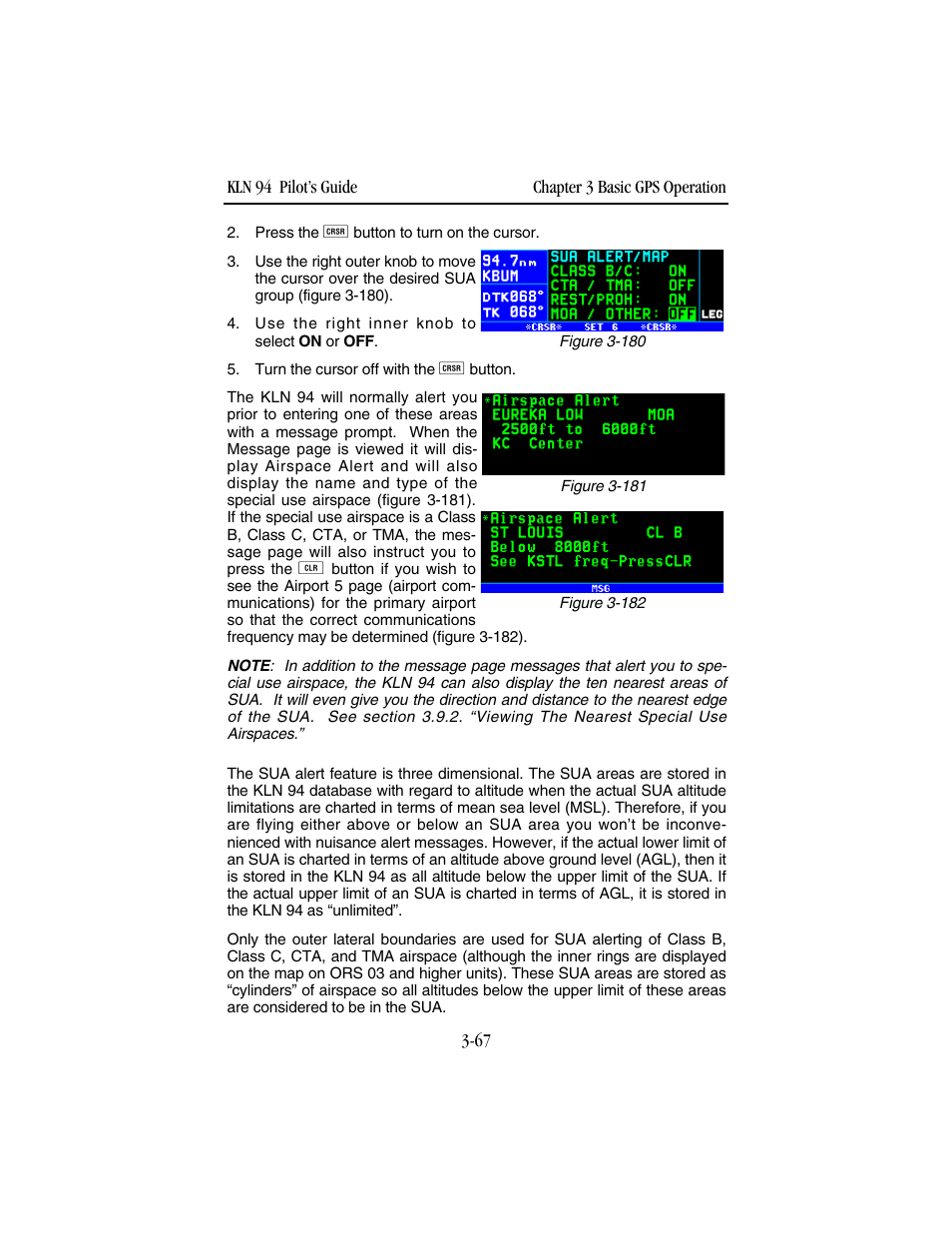 BendixKing KLN 94 - Pilots Guide User Manual | Page 109 / 284