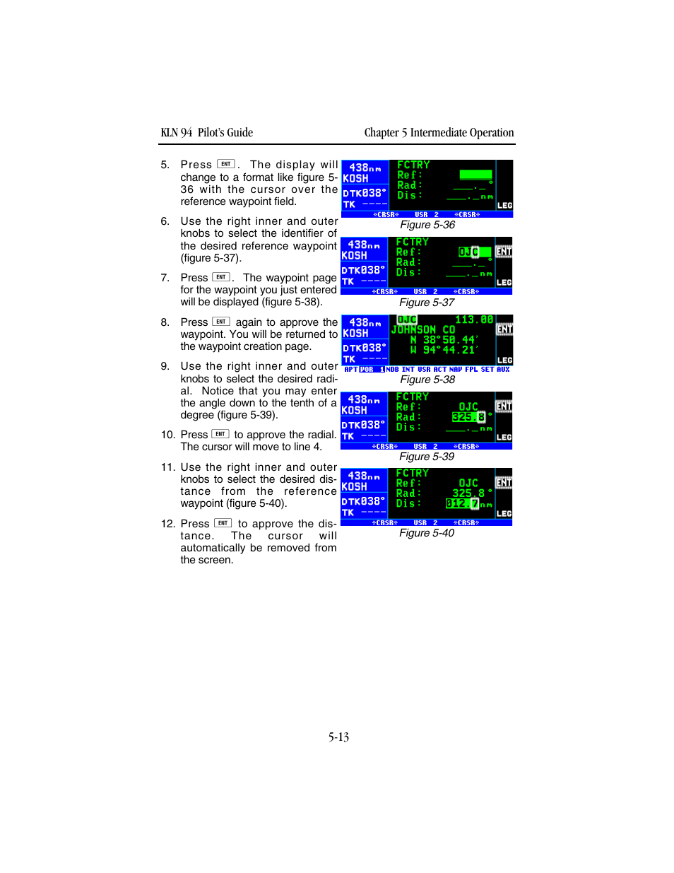 BendixKing KLN 94 - Pilots Guide User Manual | Page 147 / 284