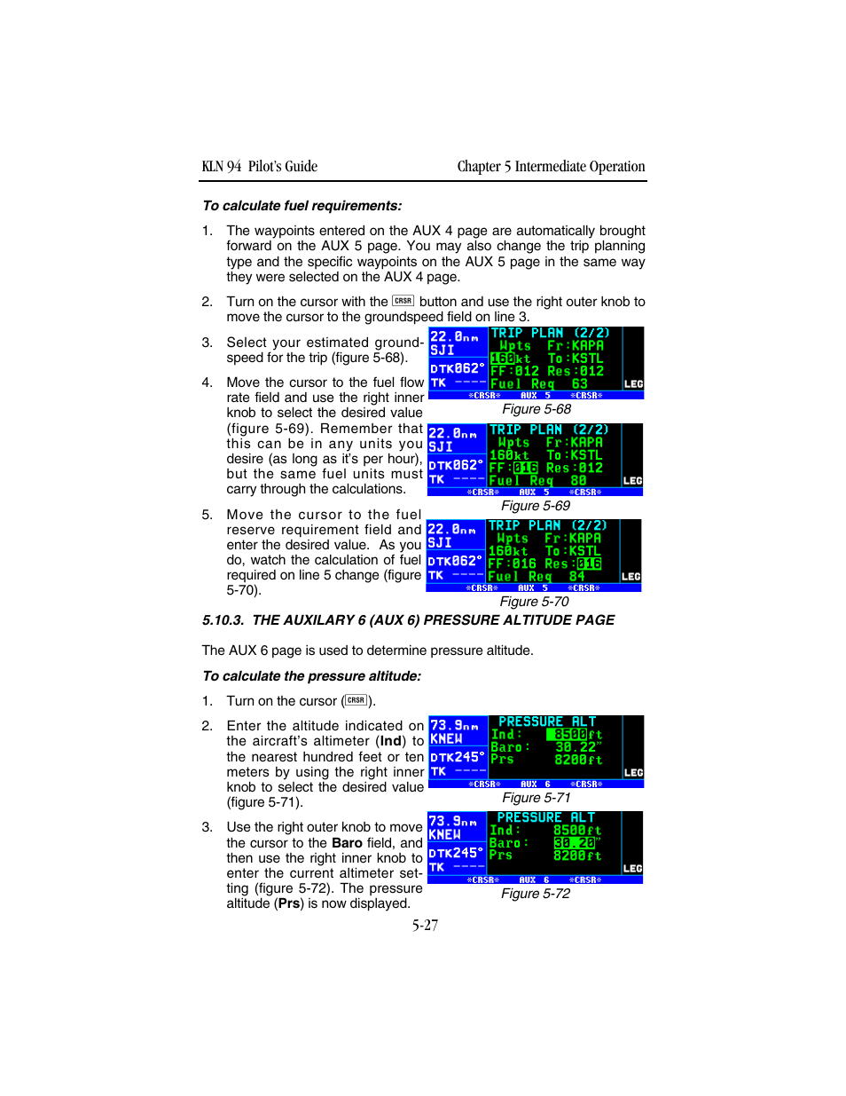 BendixKing KLN 94 - Pilots Guide User Manual | Page 161 / 284
