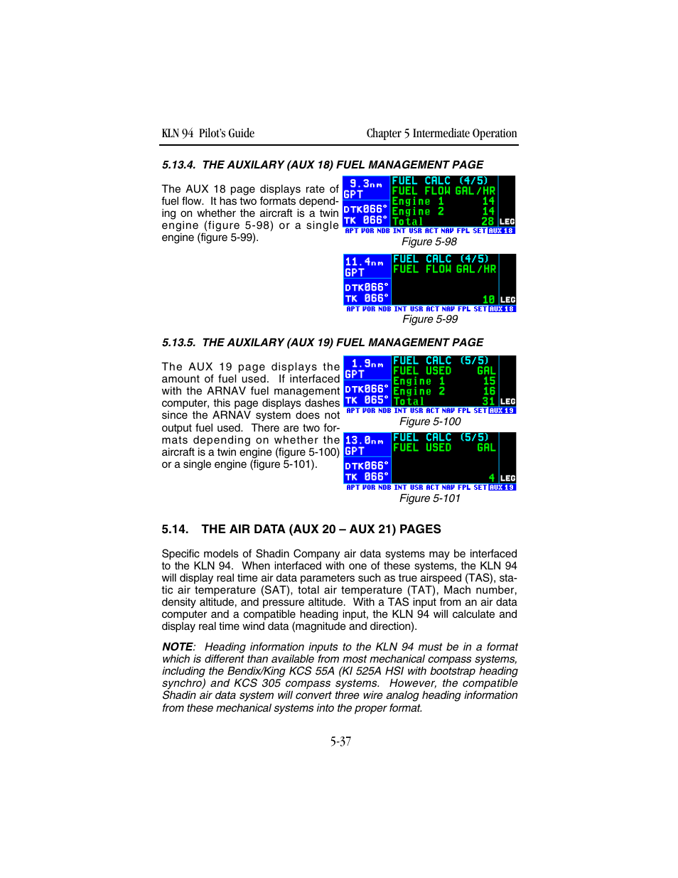 BendixKing KLN 94 - Pilots Guide User Manual | Page 171 / 284
