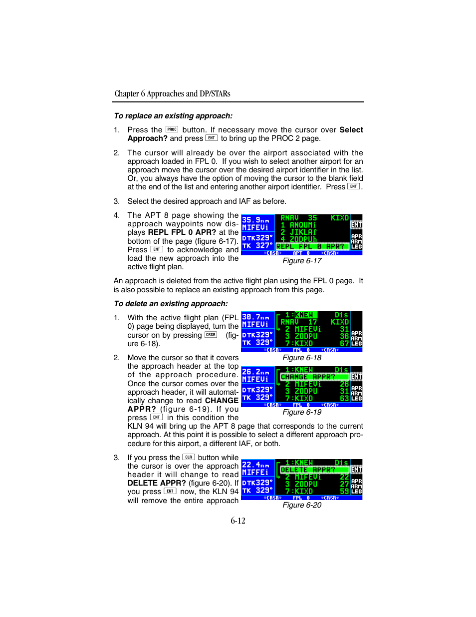 BendixKing KLN 94 - Pilots Guide User Manual | Page 188 / 284