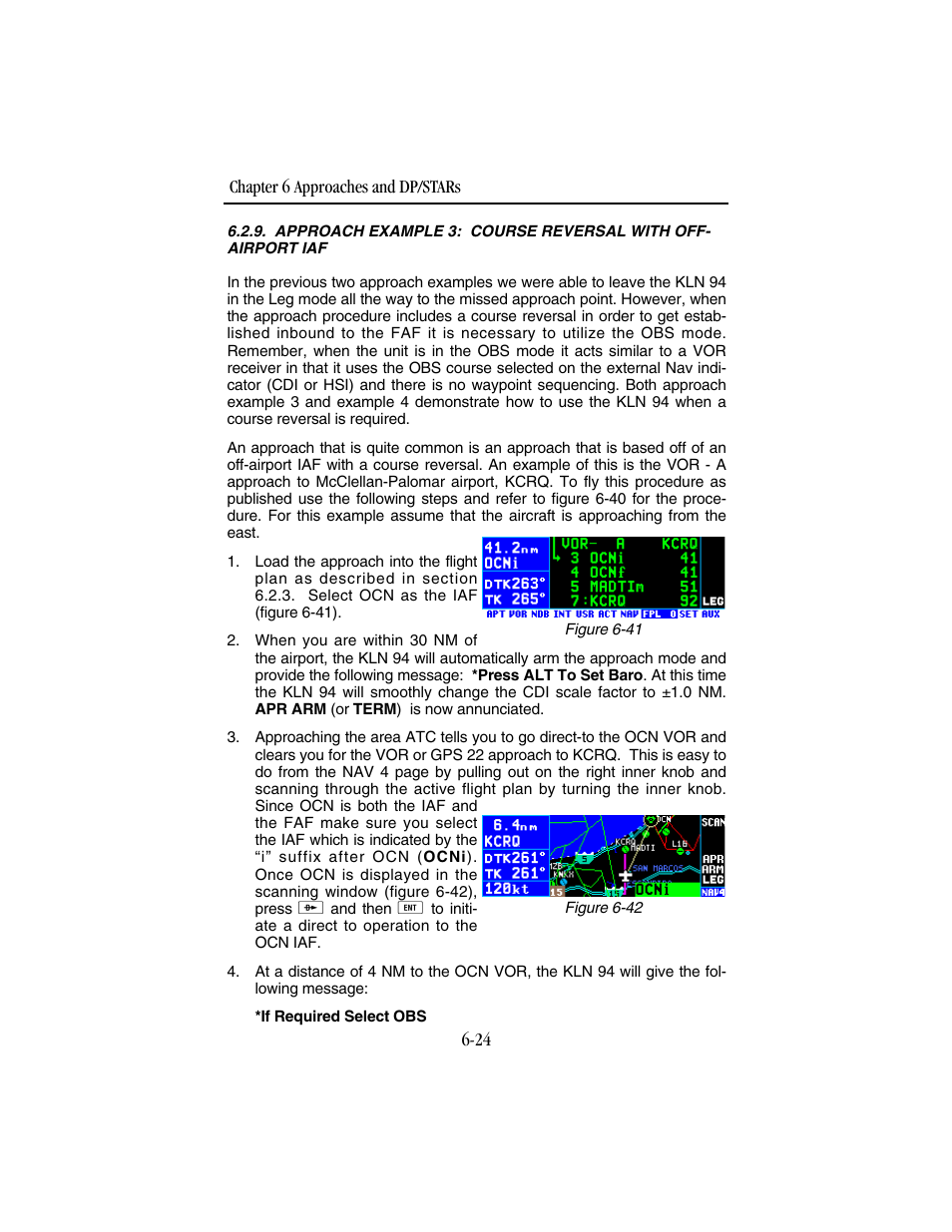 BendixKing KLN 94 - Pilots Guide User Manual | Page 200 / 284